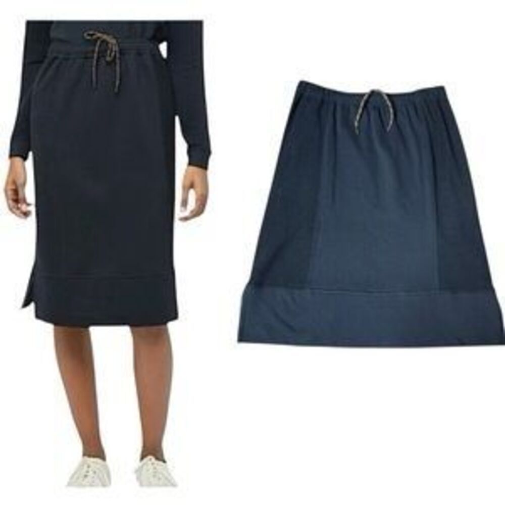 Billy Reid Black Cashmere Blend Knee Length Skirt Size XS #782